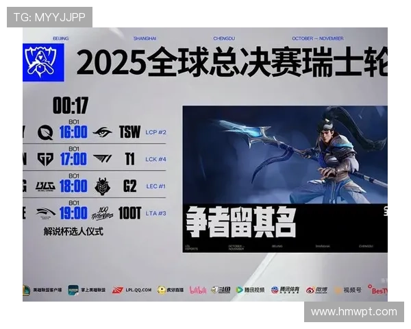 2025英雄联盟全球总决赛开赛时间正式公布精彩赛事即将揭幕